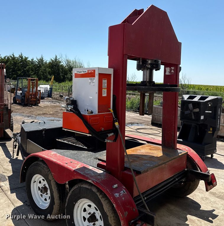 image for item DZ8788 Power Team PQ60 tire press trailer