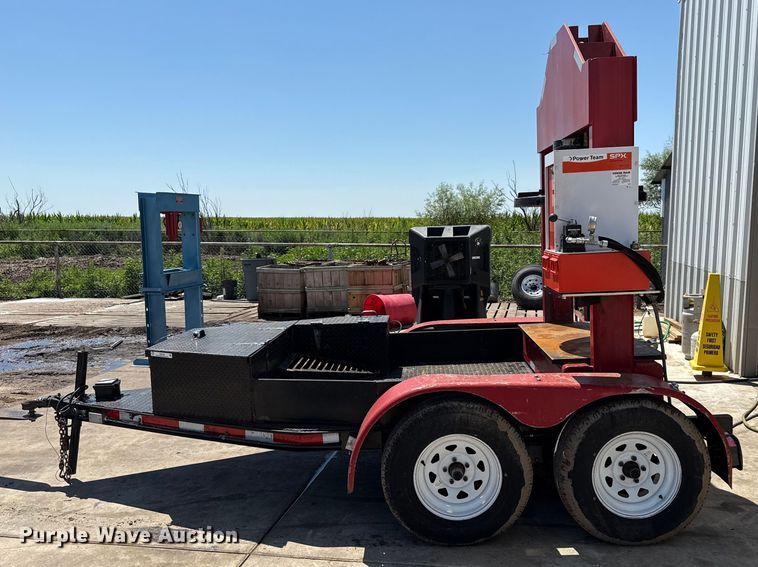 image for item DZ8788 Power Team PQ60 tire press trailer