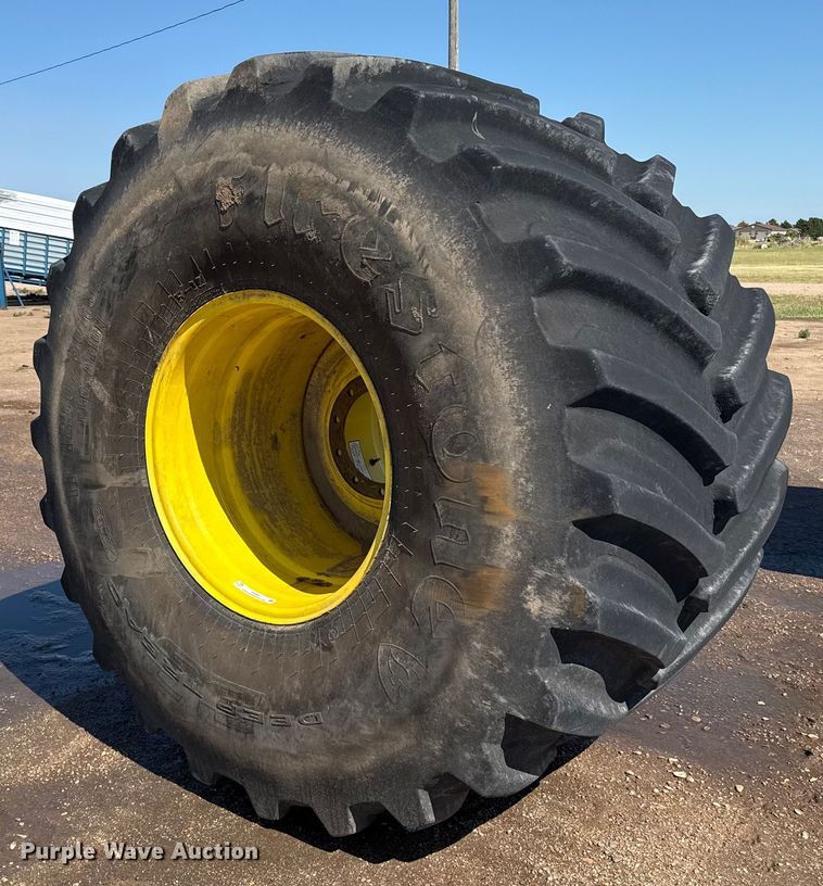 image for item DZ8807 (2) 1250/50R32 flotation tires and wheels