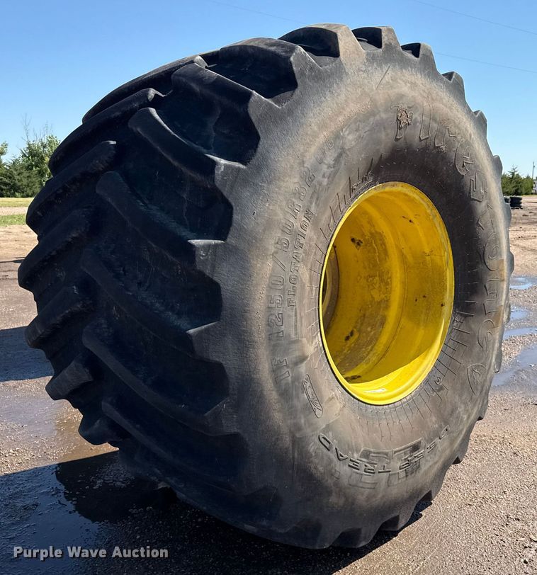 image for item DZ8807 (2) 1250/50R32 flotation tires and wheels