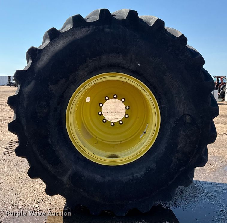 image for item DZ8807 (2) 1250/50R32 flotation tires and wheels