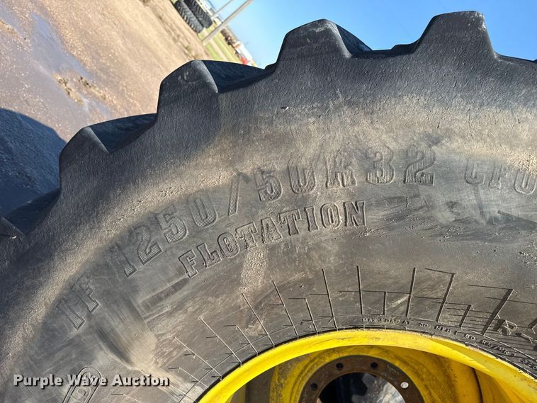 image for item DZ8807 (2) 1250/50R32 flotation tires and wheels