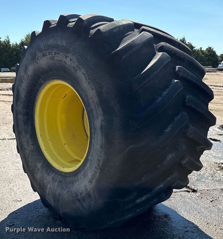 image for item DZ8807 (2) 1250/50R32 flotation tires and wheels