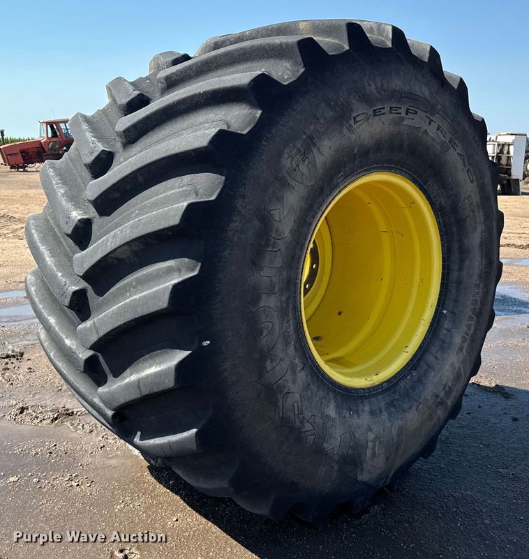 image for item DZ8807 (2) 1250/50R32 flotation tires and wheels