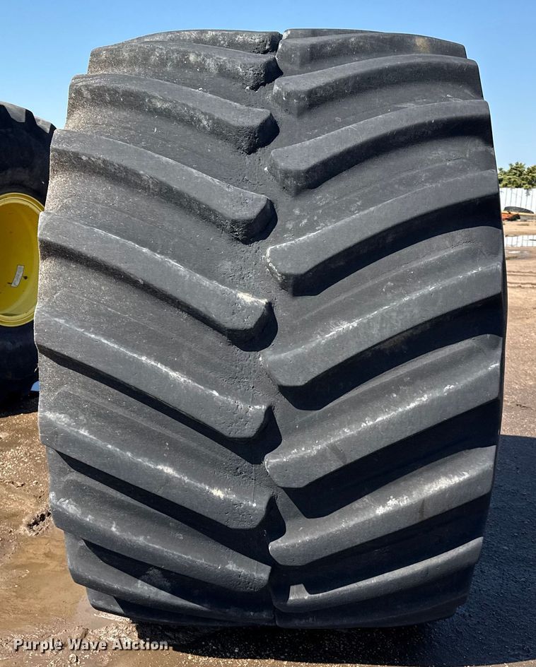 image for item DZ8807 (2) 1250/50R32 flotation tires and wheels