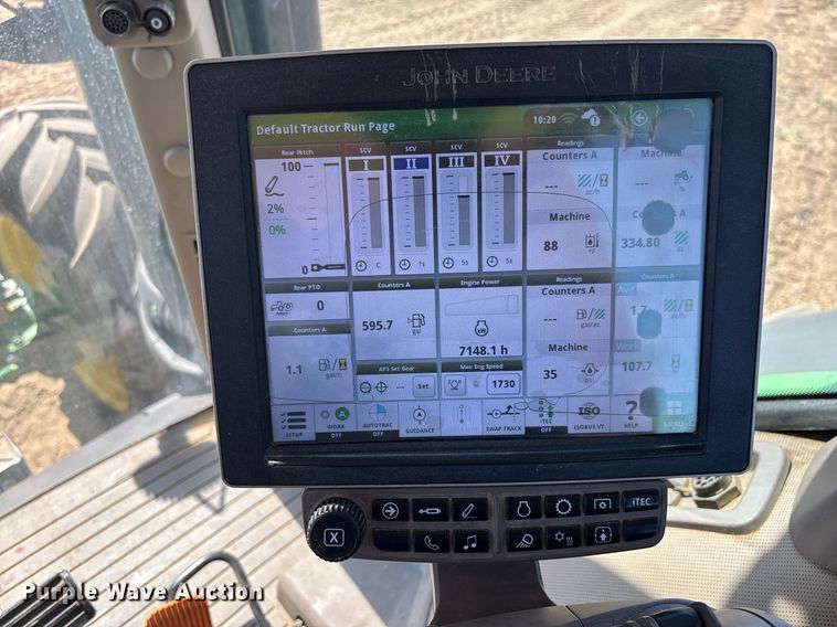 image for item EC1085 2016 John Deere 8245R MFWD tractor