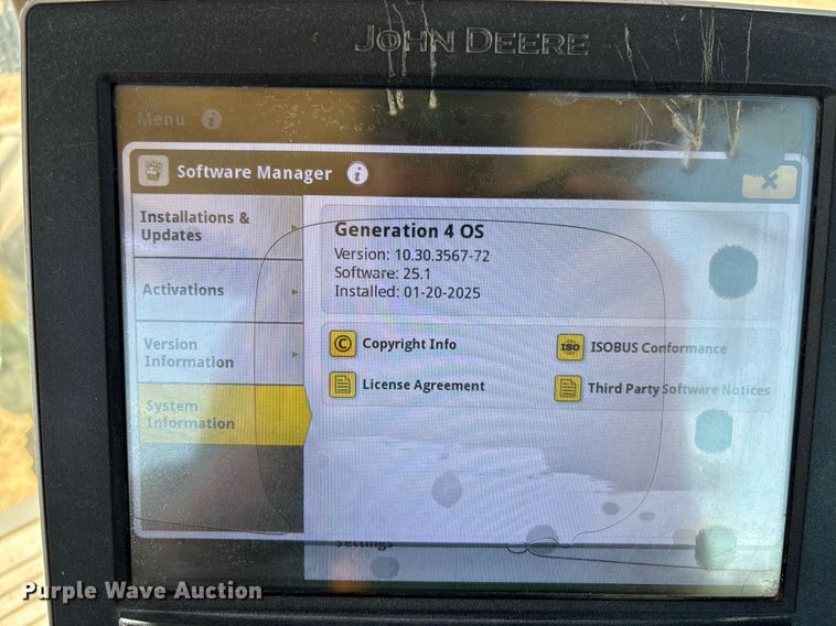 image for item EC1085 2016 John Deere 8245R MFWD tractor