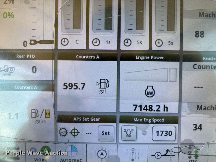 image for item EC1085 2016 John Deere 8245R MFWD tractor