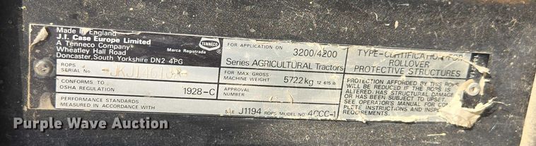 image for item EF1818 Case IH 4210 MFWD tractor