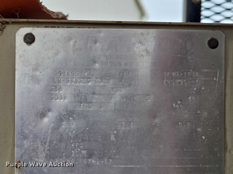 image for item EF1823 Generator trailer