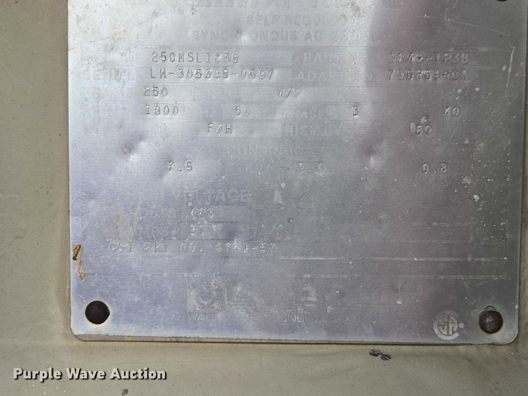 image for item EF1823 Generator trailer