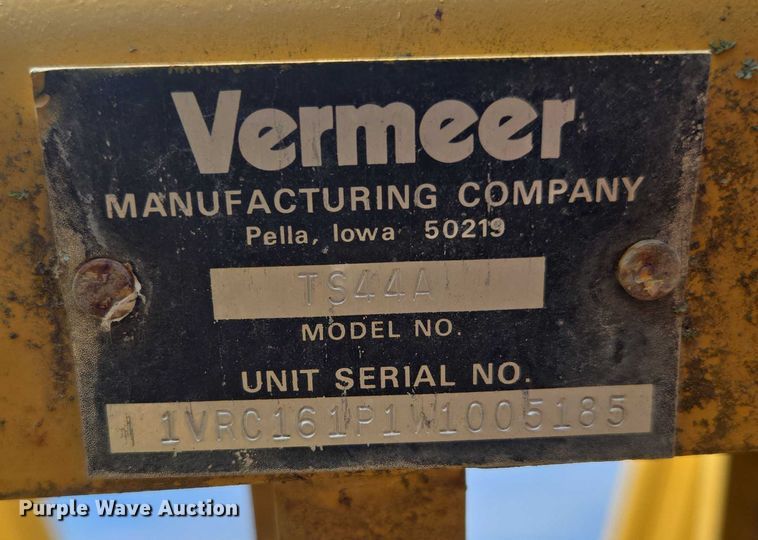 image for item EF1828 Vermeer TS44A tree spade