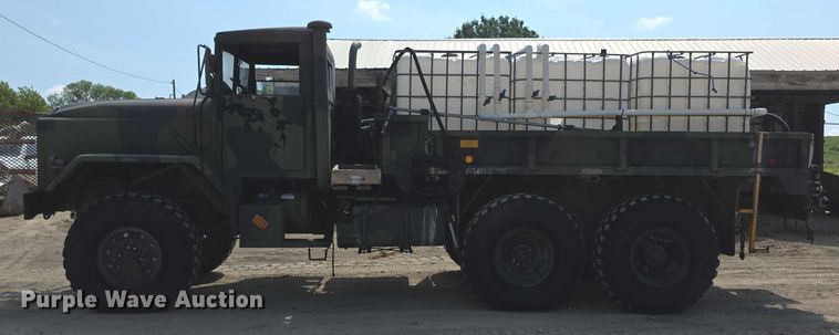 image for item EF3630 1990 BMY 5 Ton M923A2  flatbed truck