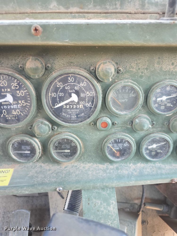 image for item EF3630 1990 BMY 5 Ton M923A2  flatbed truck