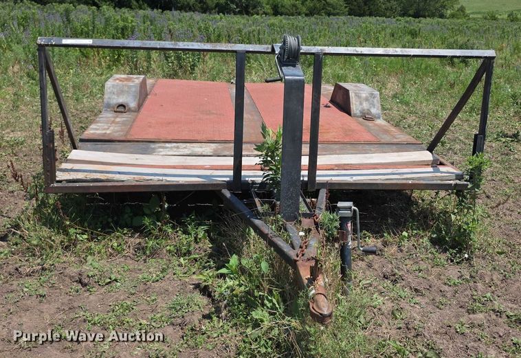 image for item EK5449 Shop built tilt deck utility trailer