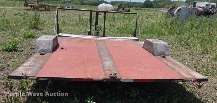 image for item EK5449 Shop built tilt deck utility trailer