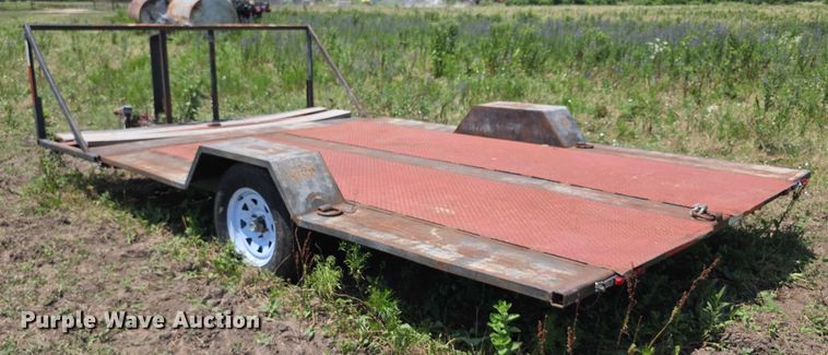 image for item EK5449 Shop built tilt deck utility trailer