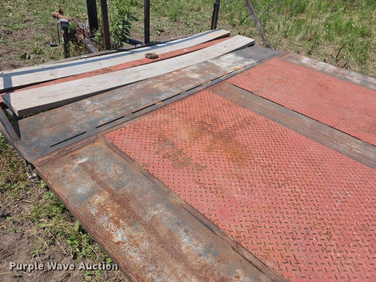 image for item EK5449 Shop built tilt deck utility trailer