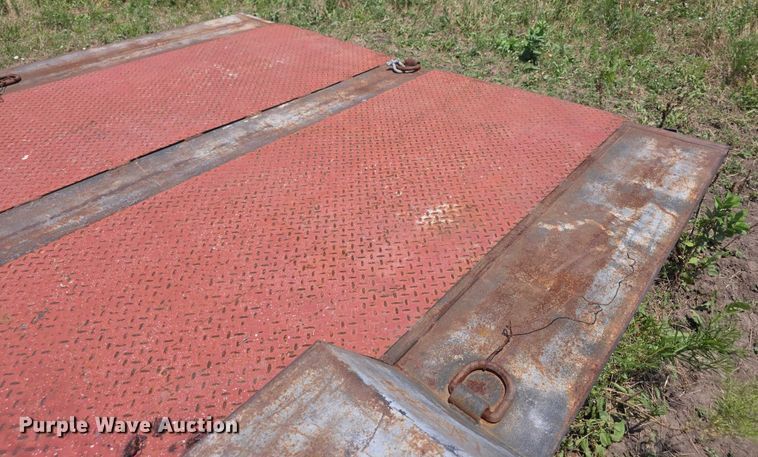 image for item EK5449 Shop built tilt deck utility trailer