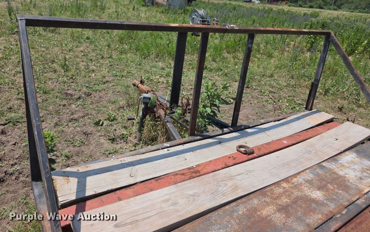 image for item EK5449 Shop built tilt deck utility trailer