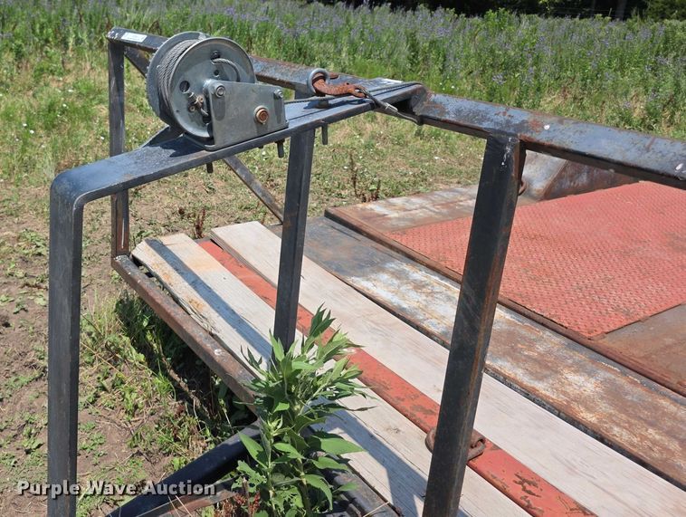 image for item EK5449 Shop built tilt deck utility trailer