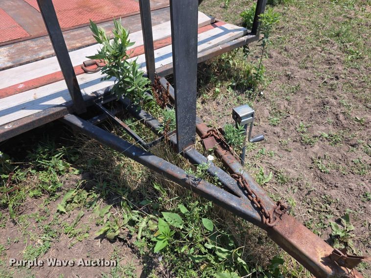 image for item EK5449 Shop built tilt deck utility trailer