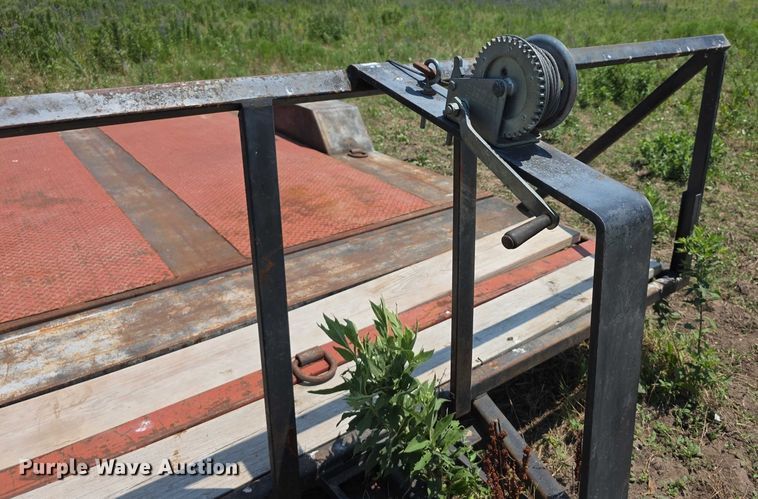 image for item EK5449 Shop built tilt deck utility trailer