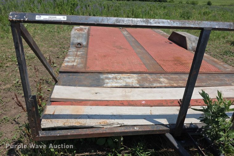 image for item EK5449 Shop built tilt deck utility trailer