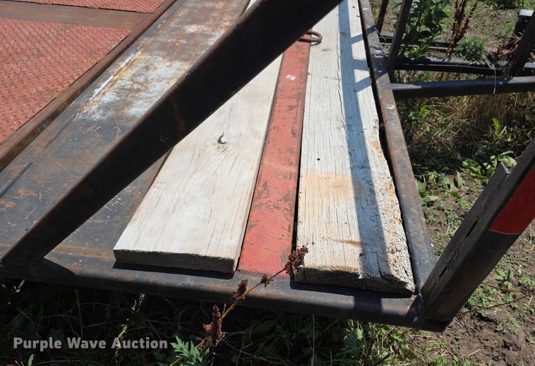 image for item EK5449 Shop built tilt deck utility trailer