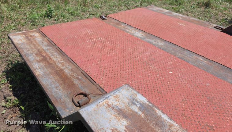 image for item EK5449 Shop built tilt deck utility trailer