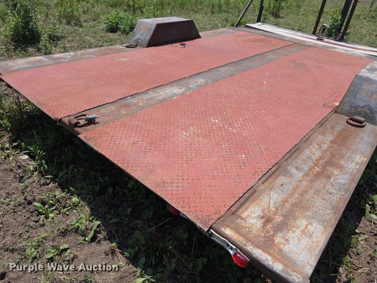 image for item EK5449 Shop built tilt deck utility trailer