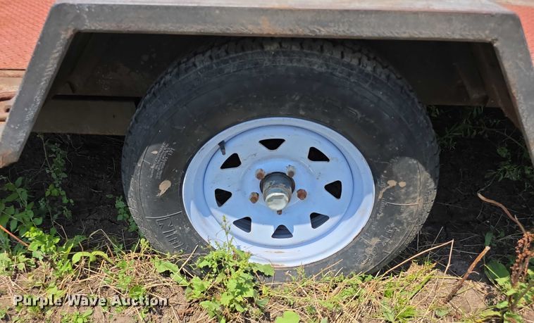 image for item EK5449 Shop built tilt deck utility trailer