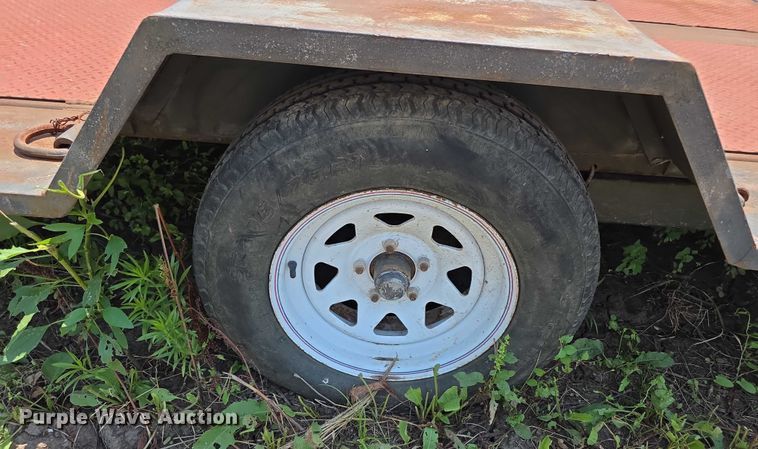 image for item EK5449 Shop built tilt deck utility trailer