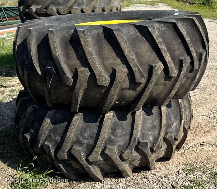 image for item EM2131 (2) 23.1-26 Alliance Premium 347 tires and wheels