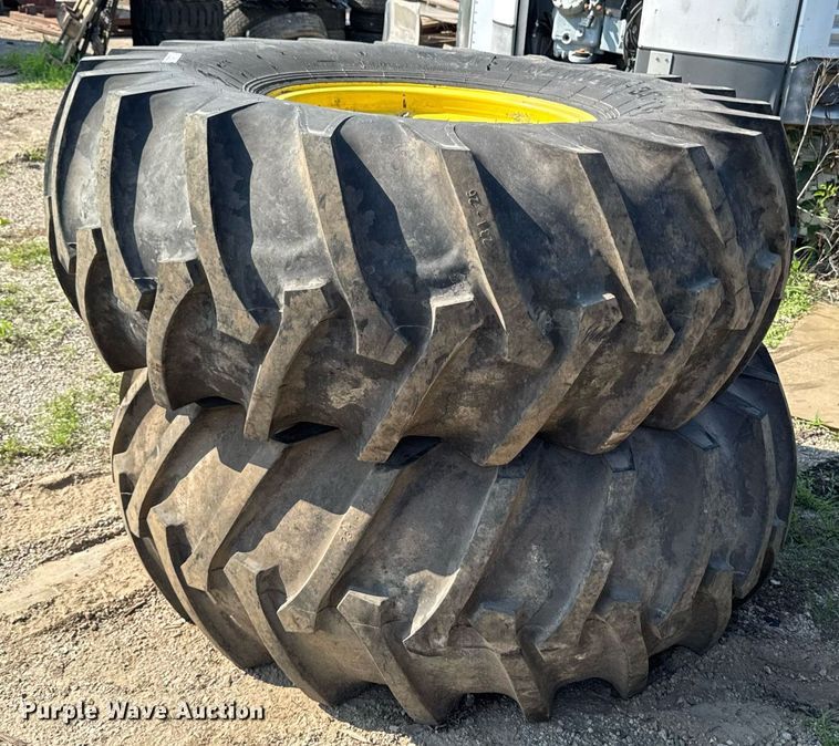 image for item EM2131 (2) 23.1-26 Alliance Premium 347 tires and wheels