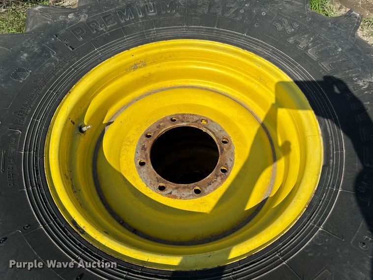 image for item EM2131 (2) 23.1-26 Alliance Premium 347 tires and wheels