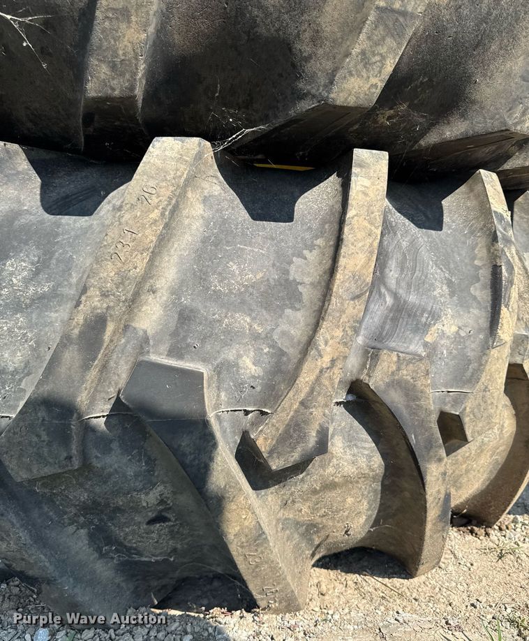 image for item EM2131 (2) 23.1-26 Alliance Premium 347 tires and wheels