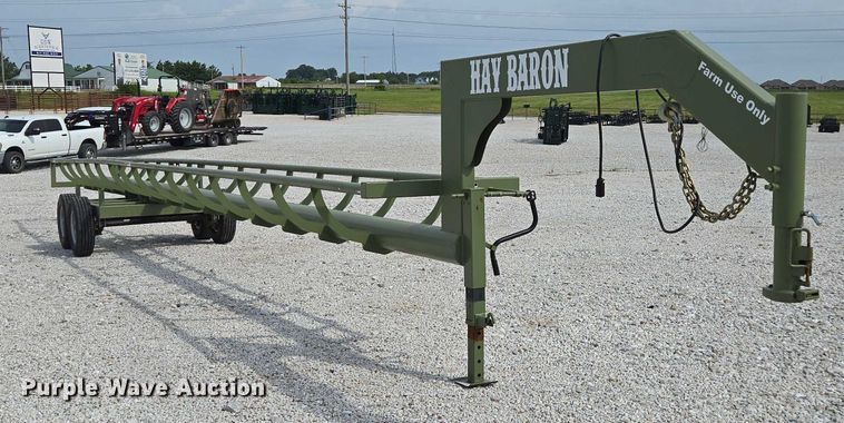 image for item EN2068 RBW HB42 hay bale trailer