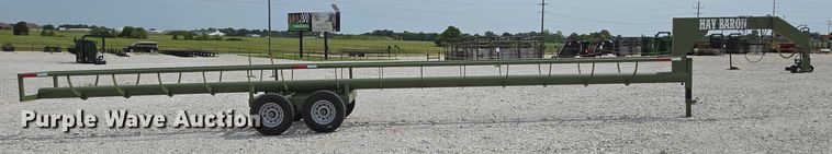image for item EN2069 RBW HB40 hay bale trailer
