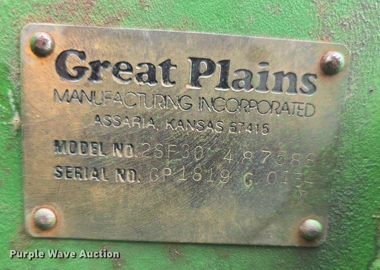 image for item EO1532 Great Plains Solid Stand 30 grain drill