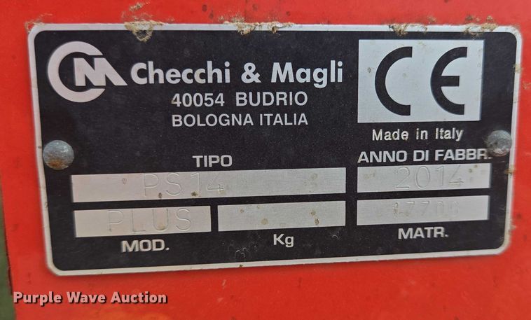 image for item EQ4075 Checchi & Magli PS14 plastic mulch layer