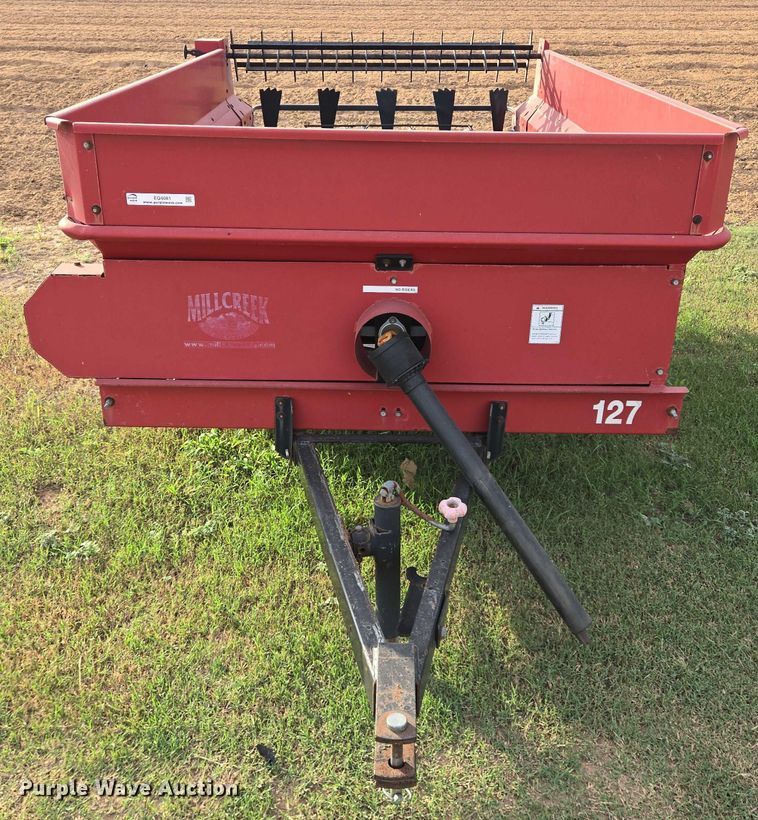 image for item EQ4081 Milcreek manure spreader