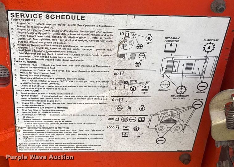 image for item ER2137 1995 Bobcat 773 skid steer loader