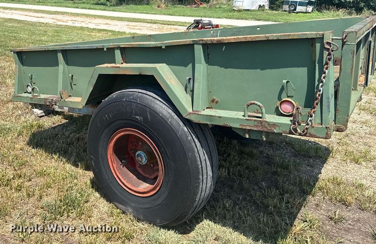 image for item ER2163 Shop built utility trailer