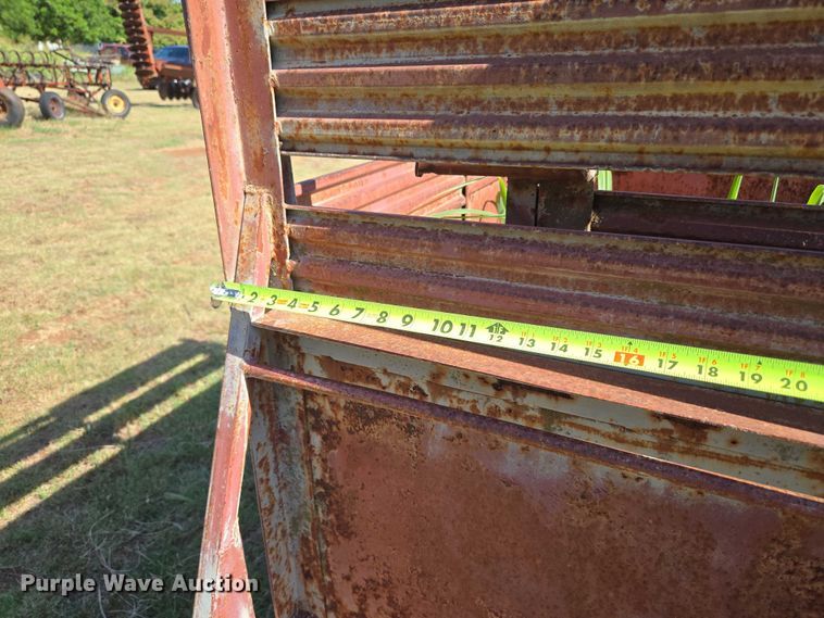 image for item EU3520 Shop built livestock trailer