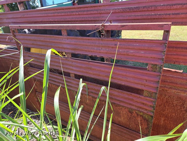 image for item EU3520 Shop built livestock trailer