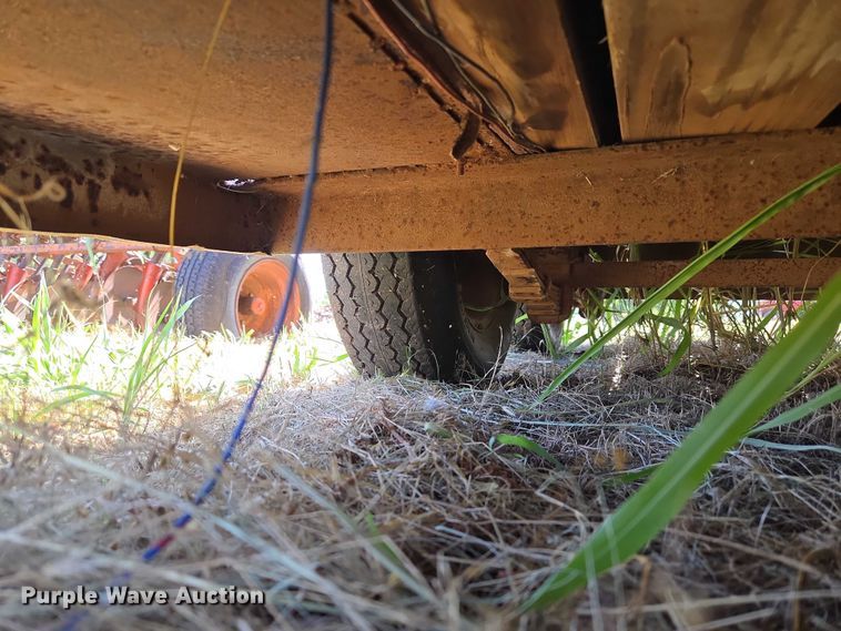 image for item EU3520 Shop built livestock trailer