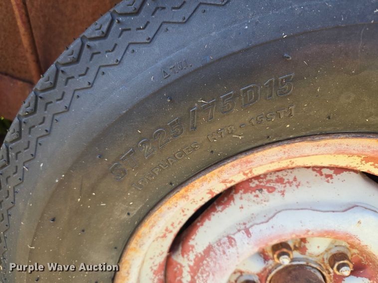 image for item EU3520 Shop built livestock trailer