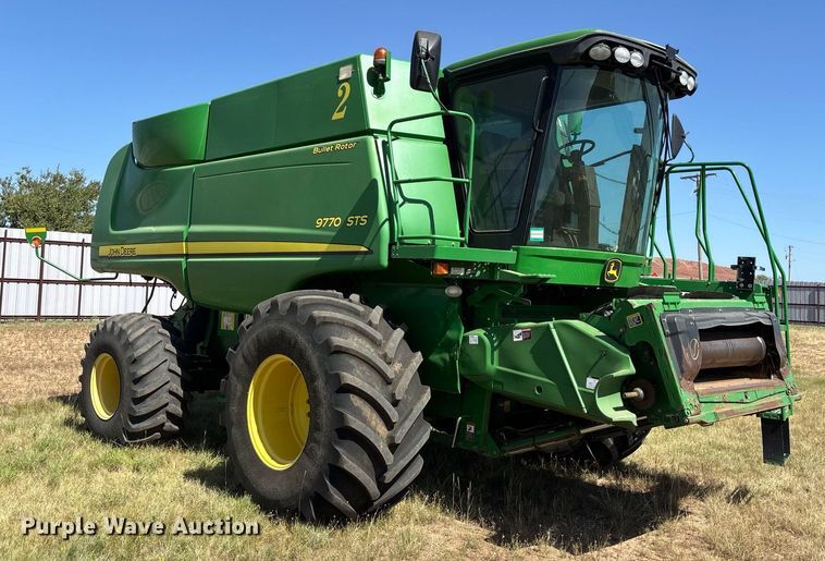image for item YA0779 2010 John Deere 9770STS combine