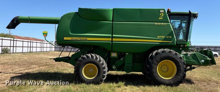 image for item YA0779 2010 John Deere 9770STS combine